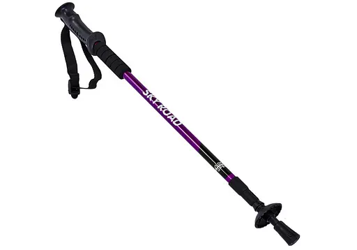 Палка для скандинавської ходьби EasyFit SKY ROAD фіолетова 1 шт (EF-2471-V) - фото 1