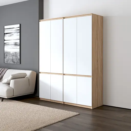 Шкаф для одежды Vays, со штангой и полками, комплект из 2 шкафов R10+R24 - фото 5