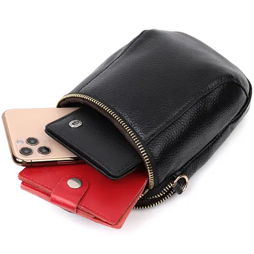 Жіноча шкіряна сумка Vintage 13.5х18х6 см sum0024670 - фото 5