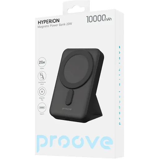 Внешний аккумулятор Proove Hyperion 10000mAh 20W Black (PBHN15020001) [136796] - фото 7