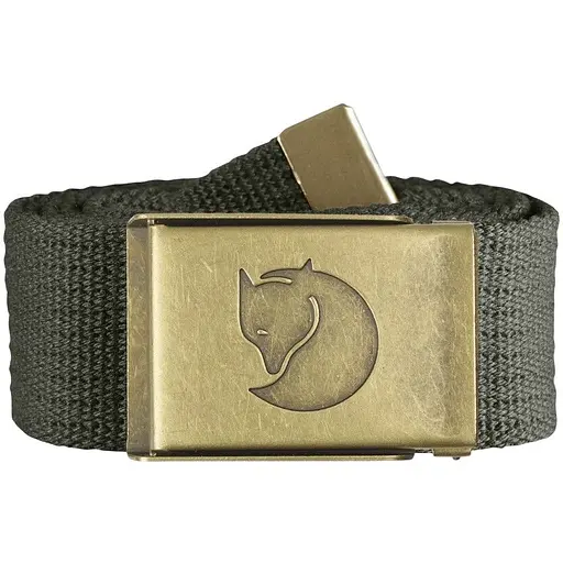 Пояс Fjallraven Canvas Brass Belt 4см Mountain Grey (1004-77297.032)