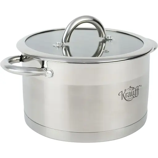 Кастрюля Krauff Originell со стеклянной крышкой диаметр 20 см (26-238-051) - фото 2