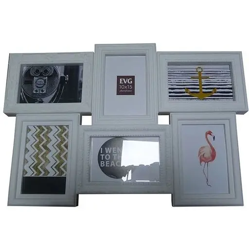 Уценка. Фоторамка коллаж EVG Inno White Collage 6 (ZB-6-3753) - фото 1