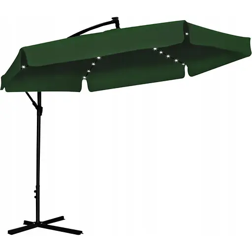 Садовый зонт GardenLine GAO1510 с LED подсветкой Green [144769] - фото 2