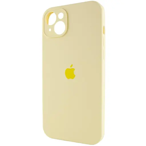 Чехол Epik Silicone Case Full Camera Protective AA для Apple iPhone 15, 6.1 Желтый/Mellow Yellow - фото 3