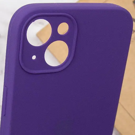 Чехол Epik Silicone Case Full Camera Protective AA для Apple iPhone 15, 6.1 Фиолетовый/Amethyst - фото 6