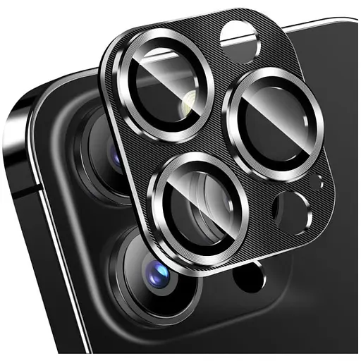 Захисне скло на камеру DK для Apple iPhone 13 Pro Max CD Metal Armor 017838 black