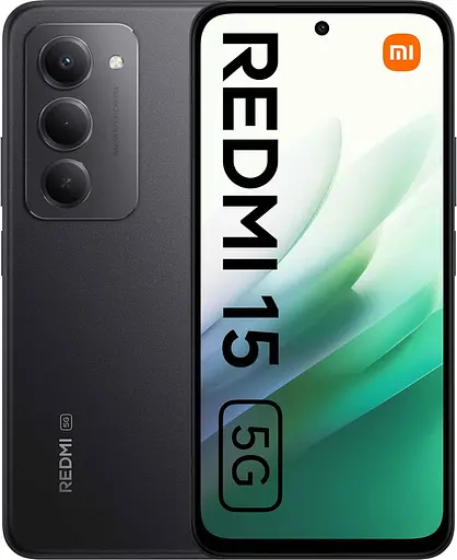 Смартфон Xiaomi Redmi 15 5G 4/128GB Midnight Black Global Version