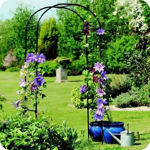 Садовая пергола KRUMAD Terrace KMDW16 240×140×38 см металлическая - фото 4