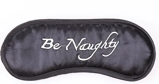 Маска на глаза Fetish Fever Be Noughty (черный) - фото 1