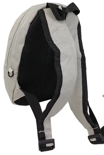 Маленький женский рюкзак 3L Антивор с RFid светло-серый LS sum0028826 - фото 8