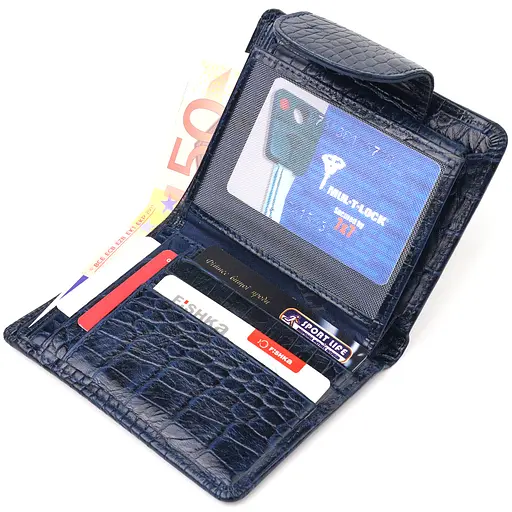 Кожаный женский кошелек Canpellini 10х13х1.5 см acs0025184 - фото 4