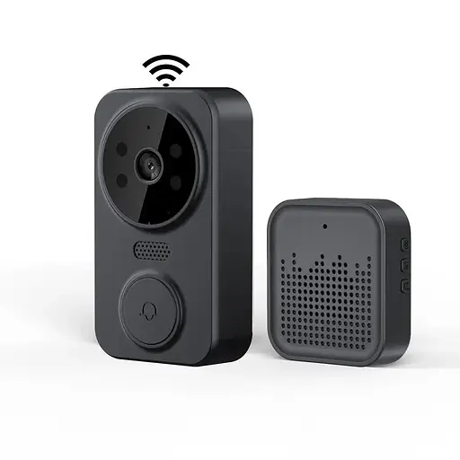 Видеозвонок дверной Smart Doorbell M8 Wi-Fi беспроводной Черный 