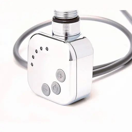 Электрический тен HeatQ HEC 300 Вт с кабелем цвет хром (H300.CR.SC), Хром - фото 1