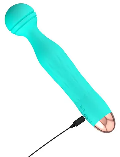 Вібратор Cuties Orion Mini 17.2 см блакитний - фото 4