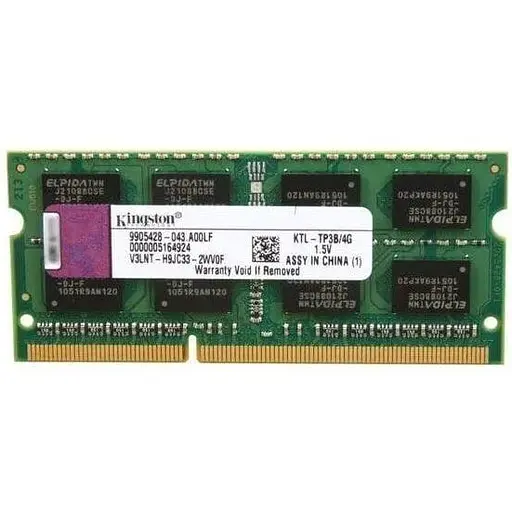 Оперативна пам'ять для ноутбука Kingston SO-DIMM DDR3 4GB 1333MHz PC3-10600 2Rx8 Б/В