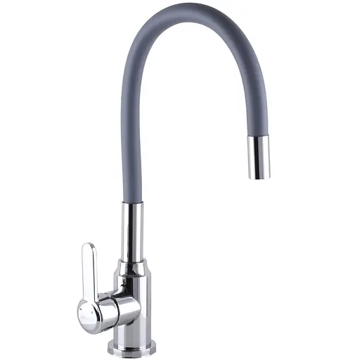 Змішувач для кухні Domino ELLIPSE DCC-203L-GRAY - фото 1