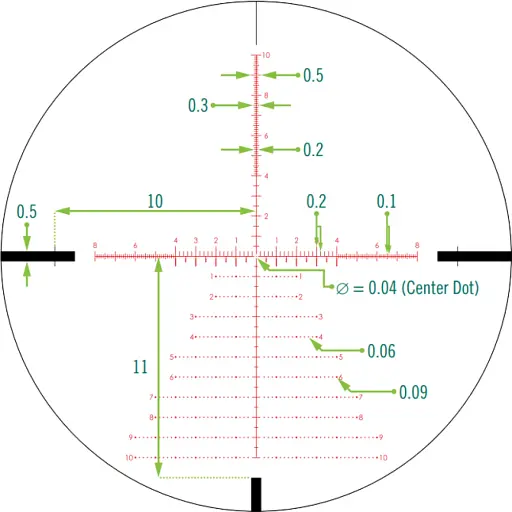 Приціл оптичний Vortex Strike Eagle 3-18x44 FFP сітка EBR-7C c підсвічуванням - фото 6