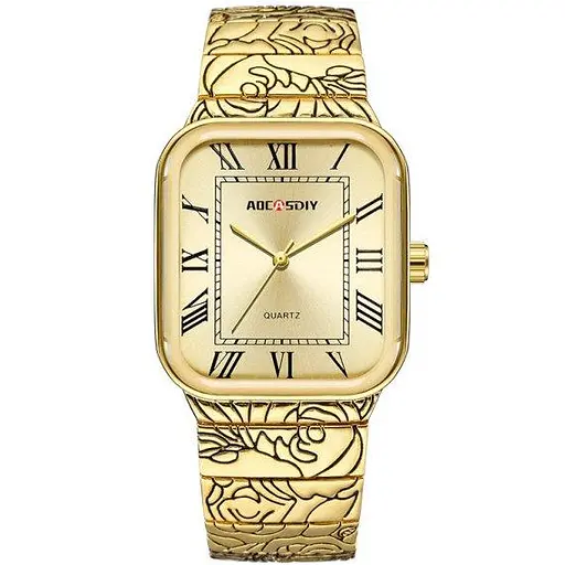 Часы мужские наручные Aocasdiy Vintage (Золотистый)
