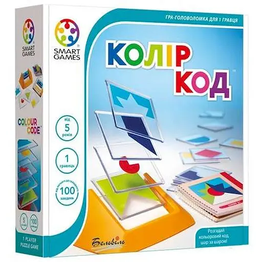 Настольная игра Smart Цветовой код (Colour Code) (укр.) (SG090UKR) - фото 1