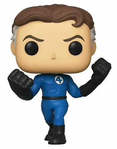 Фигурка Funko Pop Фанко Поп Мистер Фантастик Фантастическая четверка Mister Fantastic 10 см M MF 557 - фото 1