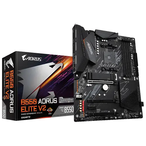 Mатеринська плата Gigabyte B550 Aorus Elite V2 Socket AM4 (B550 AORUS ELITE V2)