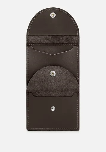 Кожаный кошелек 2.2 темно-коричневый - фото 4