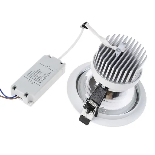 Світильник стельовий Brille LED врізний LED-25/10W WW WH L59-003 - фото 2