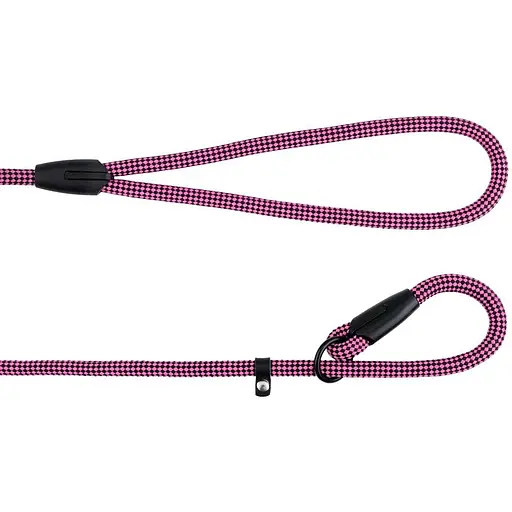 Поводок-удавка для собак Barksi Active из альпинистского шнура (длина 183 см диаметр 9 мм) розовый - фото 3