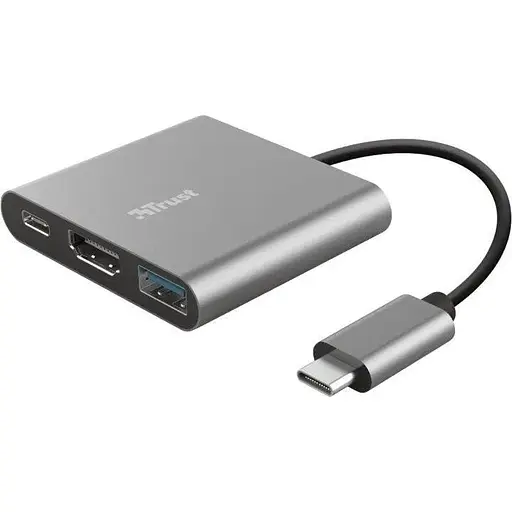 Адаптер Trust Dalyx Usb-C 3-в-1 - Type-C HDMI Usb (TR-23772) - фото 1