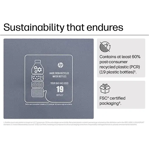 Сумка для ноутбука HP HP, Everyday, 14", полиестер, темно-сирий (A08JSAA) - фото 7