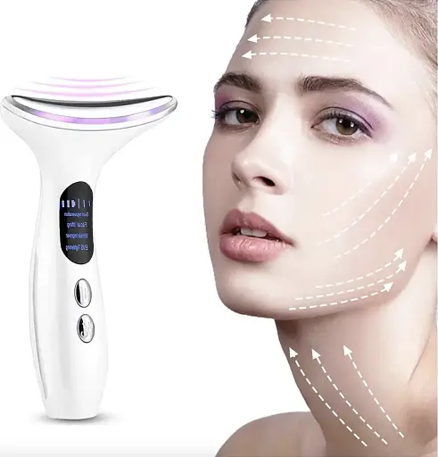 Массажер микротоковый для шеи, подбородка и лифтинга Swan HY-38 ультразвуковой белый - фото 4