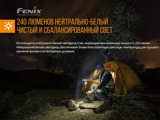 Налобний ліхтар Fenix HM23 240лм 1хАА (3 режими) Чорний - фото 10