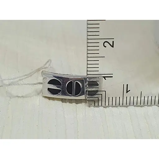 Срібні сережки Tango з каучуком. 930014С - фото 6