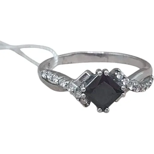 Срібне кільце Агні КАСІОПЕЯ з фіанітом. 1420/1Р-CZ 17,5