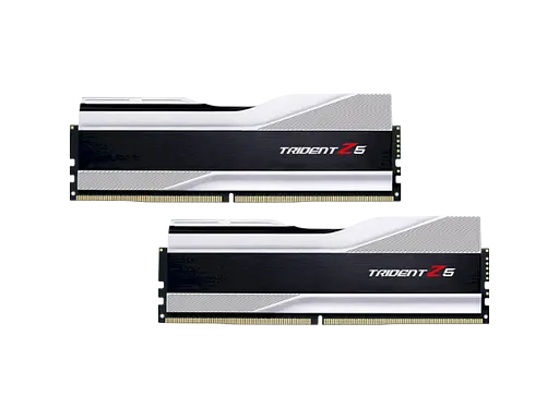 Оперативна пам'ять G.Skill 64GB (2x32GB) DDR5 6000MHz Trident Z5 Silver (F5-6000J3238G32GX2-TZ5S)