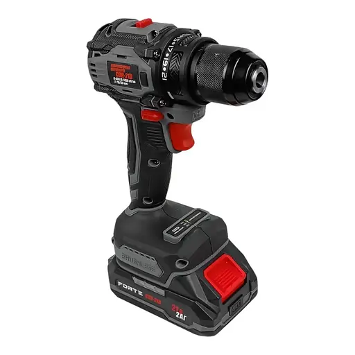 Аккумуляторный шуруповерт Forte CDR-21B (138116) - фото 2