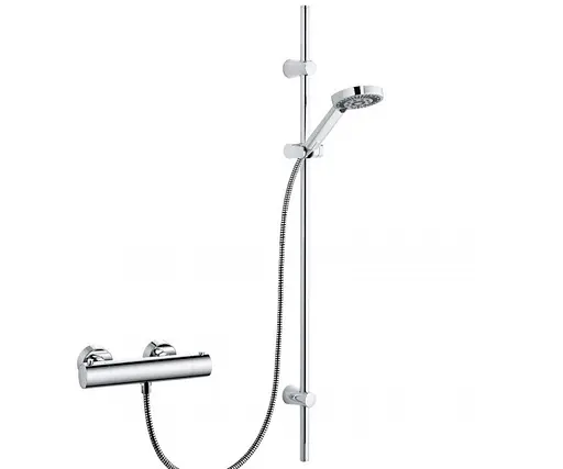 Термостат для душу з душовим гарнітуром Kludi A-QA Shower-Duo 6209705-00 - фото 1