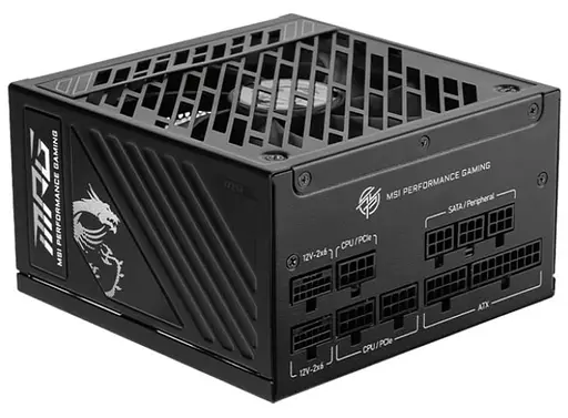 Блок живлення MSI MPG 1000W PCIE5 ATX 3.1 80+ Gold (MPG A1000GS PCIE5) - фото 1