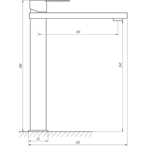 Смеситель для раковины TOPAZ SARDINIA TS 08203-H18 - фото 4