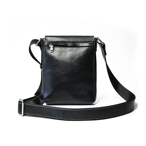 Чоловіча шкіряна сумка через плече GRANDE PELLE sum0025709 - фото 2