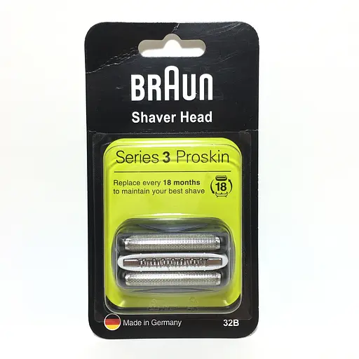 Сітка та ріжучий блок Braun Series 3 32B для бритви Type 5411, 5412, 5413, 5415, 5416, 5772, 5773, 5774, аналог - фото 3