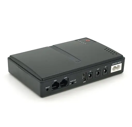 UPS безперебійне живлення для роутера/терміналу PON/POE Voltronic PON430 5/9/12V, 18W, 10000 mAh - фото 1