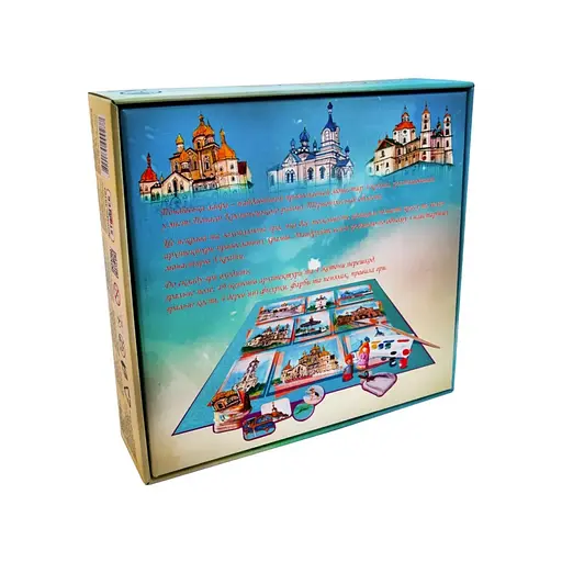 Настільна гра "Почаївська лавра" Strateg 30102, 5 дерев'яних фігурок - фото 3