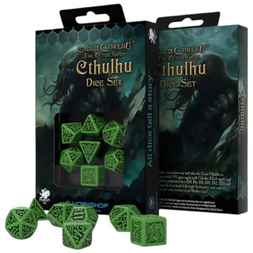 Набор кубиков COC The Outer Gods Cthulhu Dice Set , 7 шт. (SCTC16)