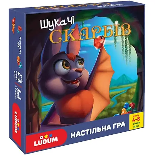 Дитяча настільна гра Шукачі скарбів Ludum LD1049-55 українська мова - фото 1