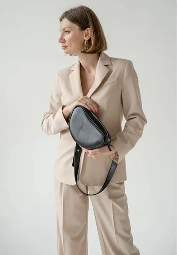 Поясна сумка Ada чорна - фото 2