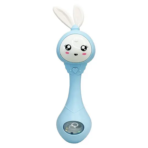 Интерактивная погремушка "Зайка", свет, звук