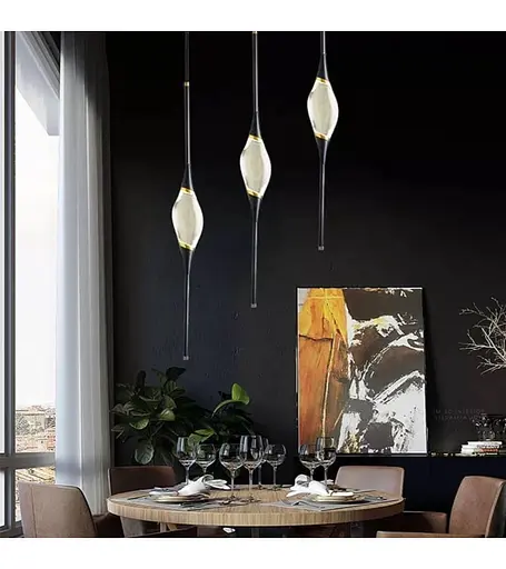 Люстра-підвіс Romin 9159 -1300 Black чорний - фото 2