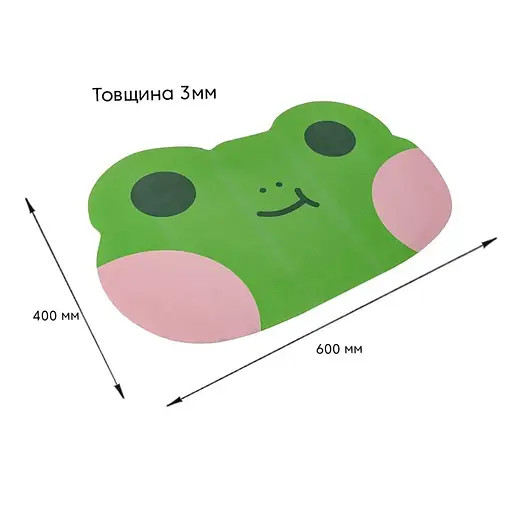 Коврик влажнопоглощающий Wall Sticker 40х60х3 мм Лягушка SW-00002560 - фото 2